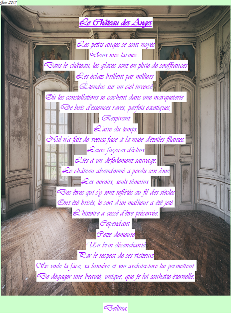 Chateau d anges